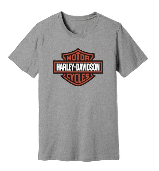 TShirt Uomo Bar&Shield Grey Harley Davidson - Harley Davidson
